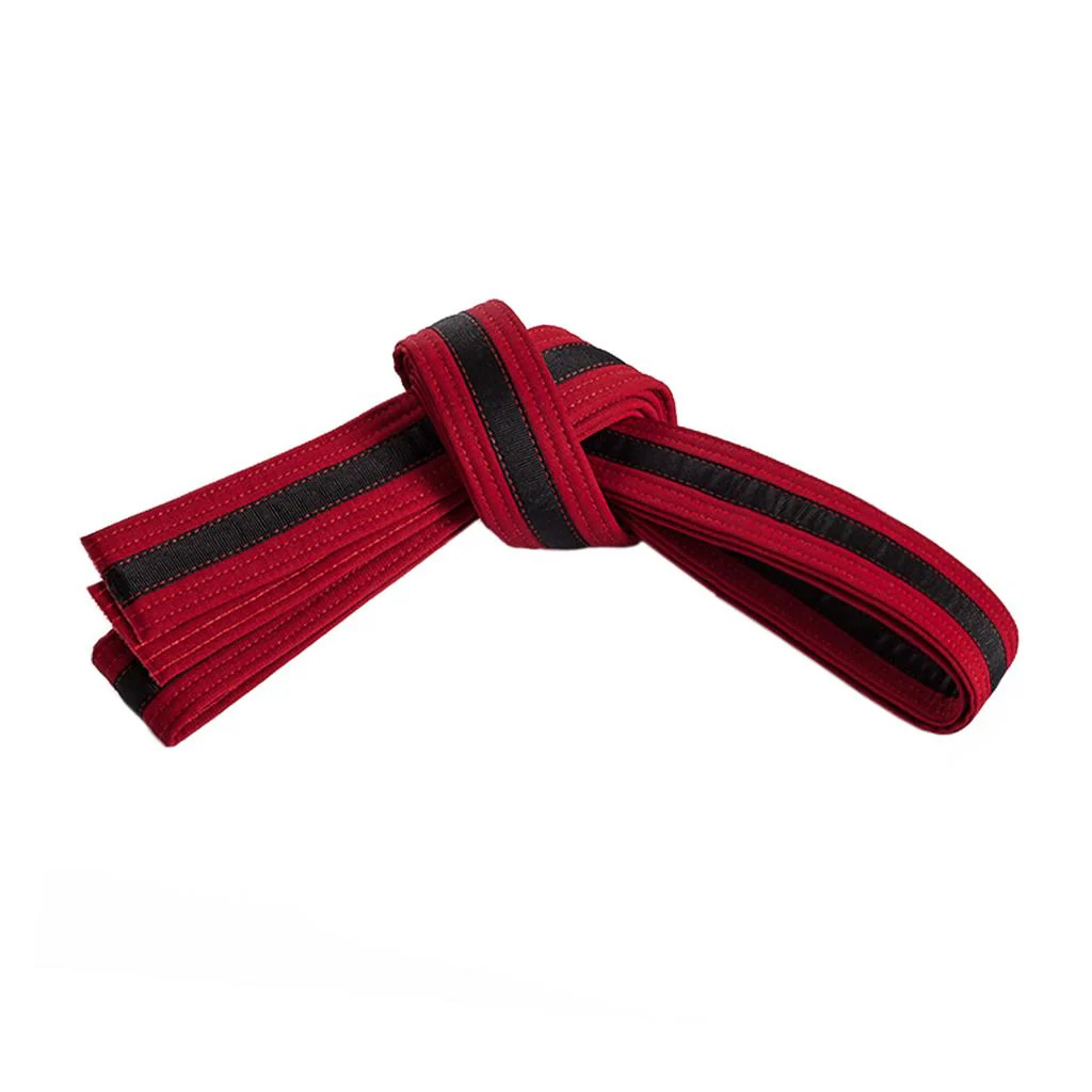 Double Wrap Black Striped Belt - Image 3