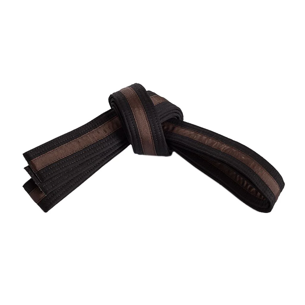 Double Wrap Striped Black Belt - Image 8
