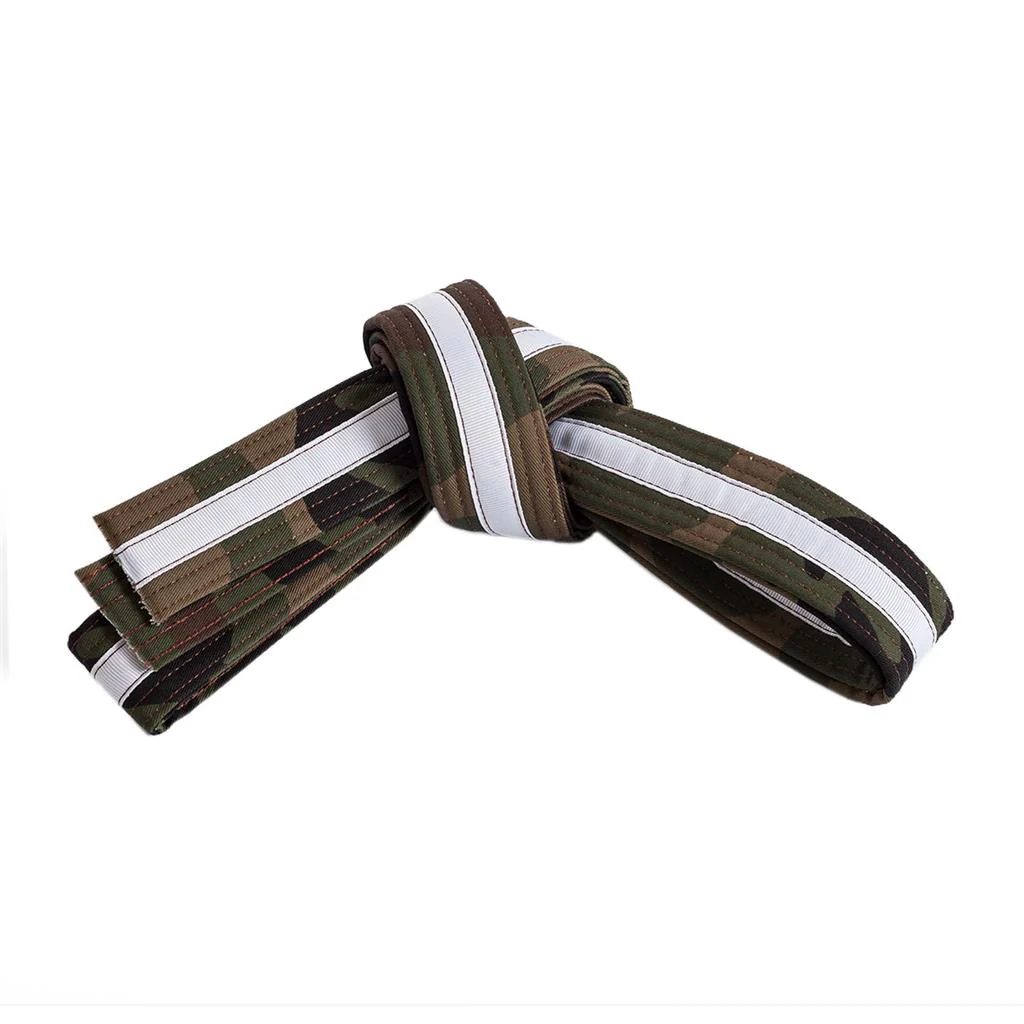 Double Wrap White Striped Belt - Image 6