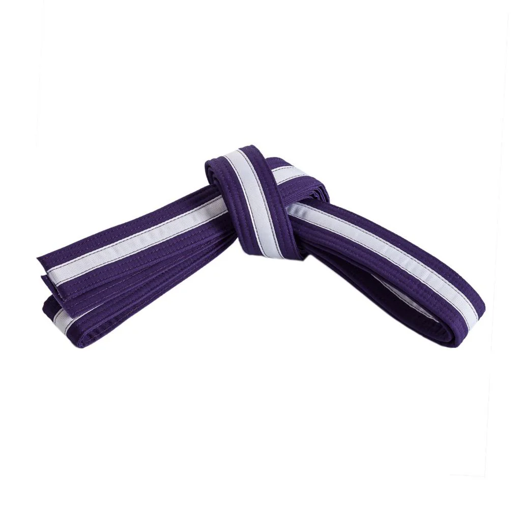 Double Wrap White Striped Belt - Image 7