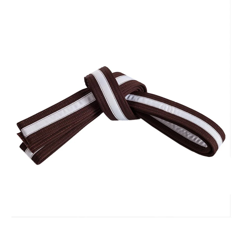 Double Wrap White Striped Belt - Image 8
