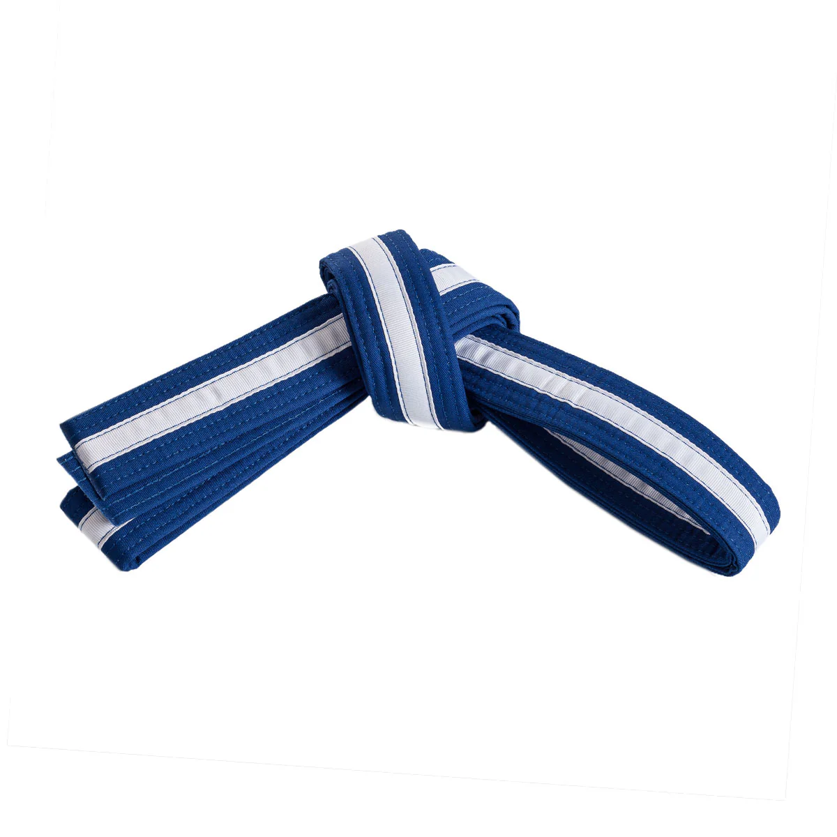 Double Wrap White Striped Belt - Image 9