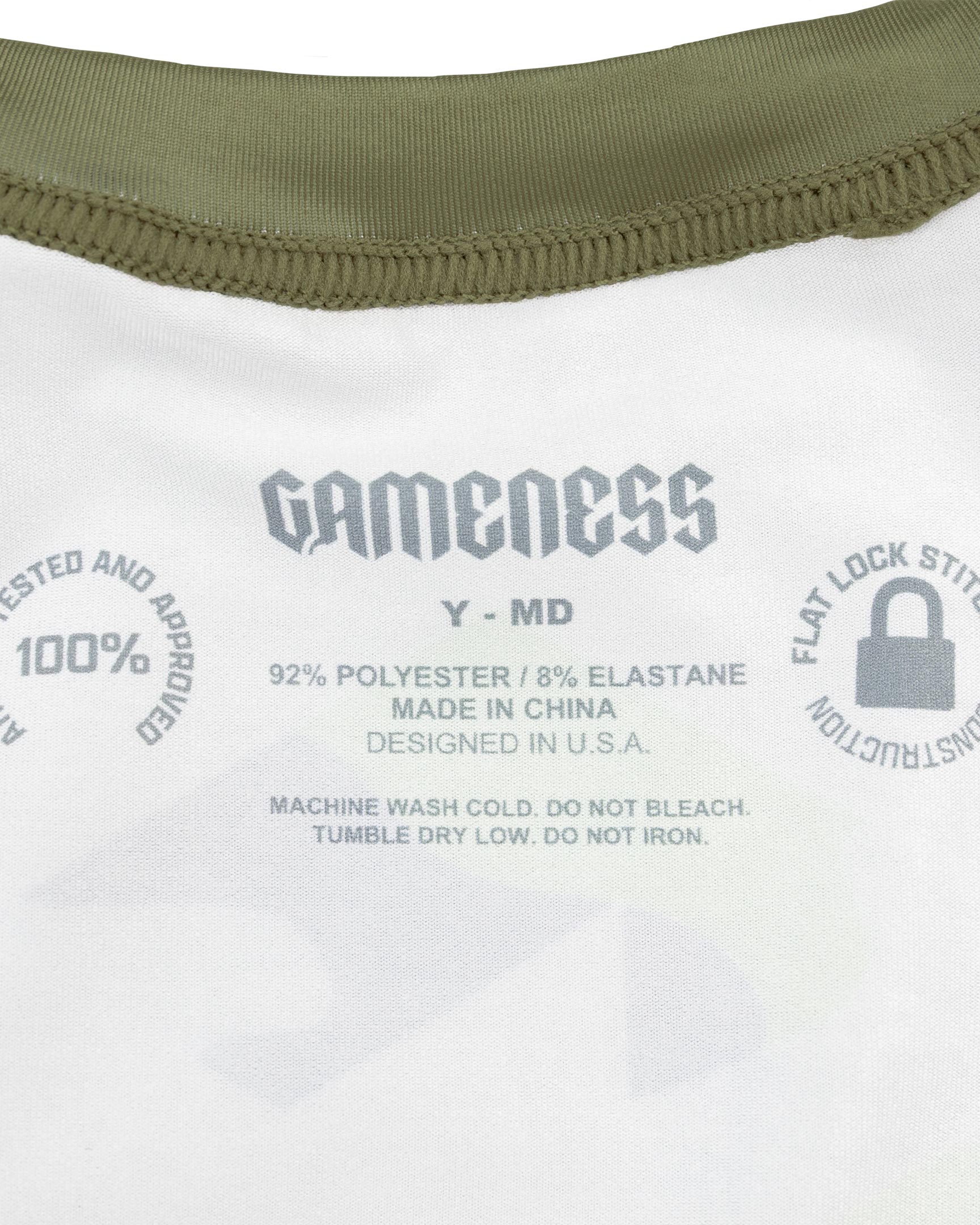 Gameness Combate Youth Short Sleeve Rash Guard - Image 4