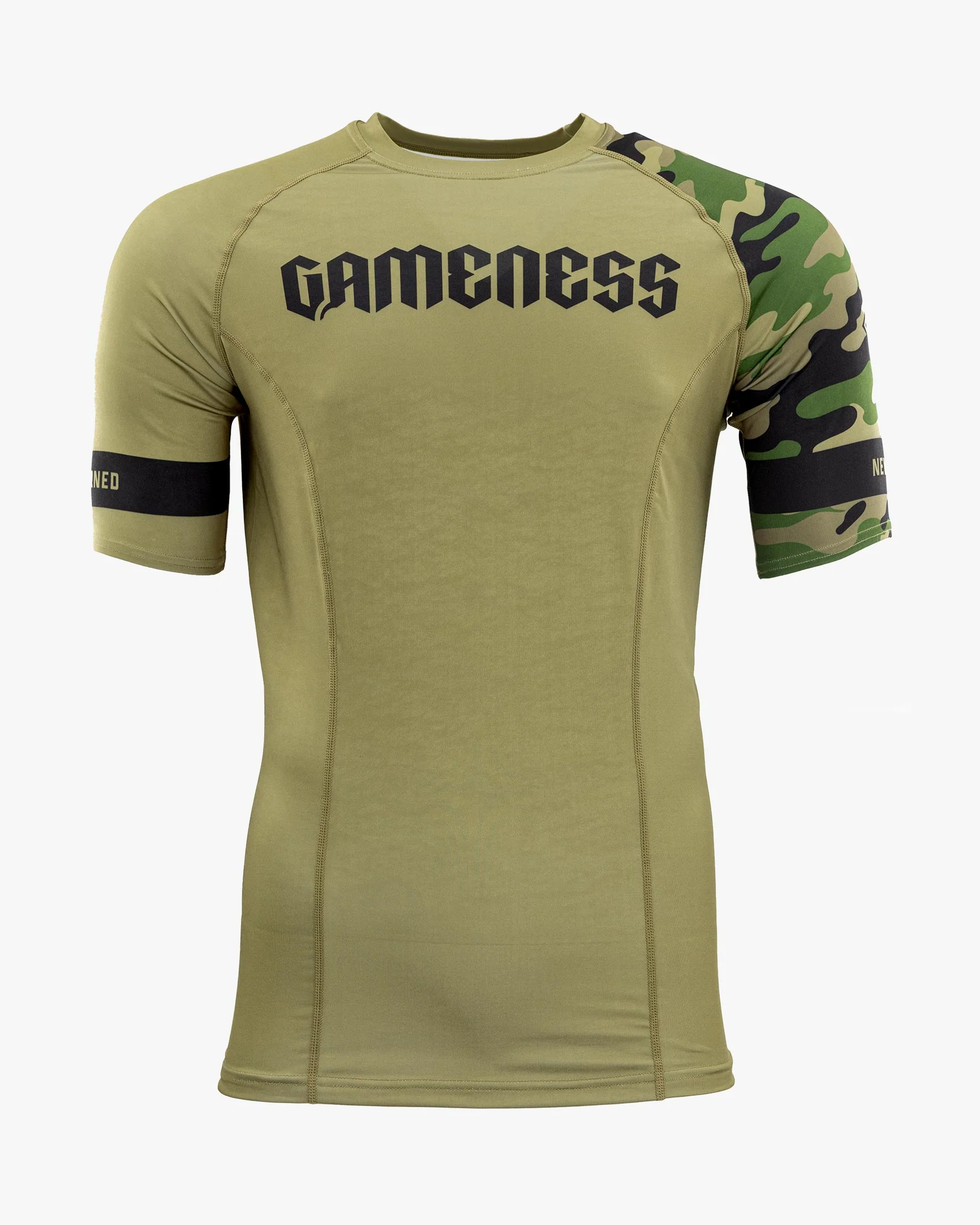 Gameness Men's Combate Short Sleeve Rash Guard - Image 2