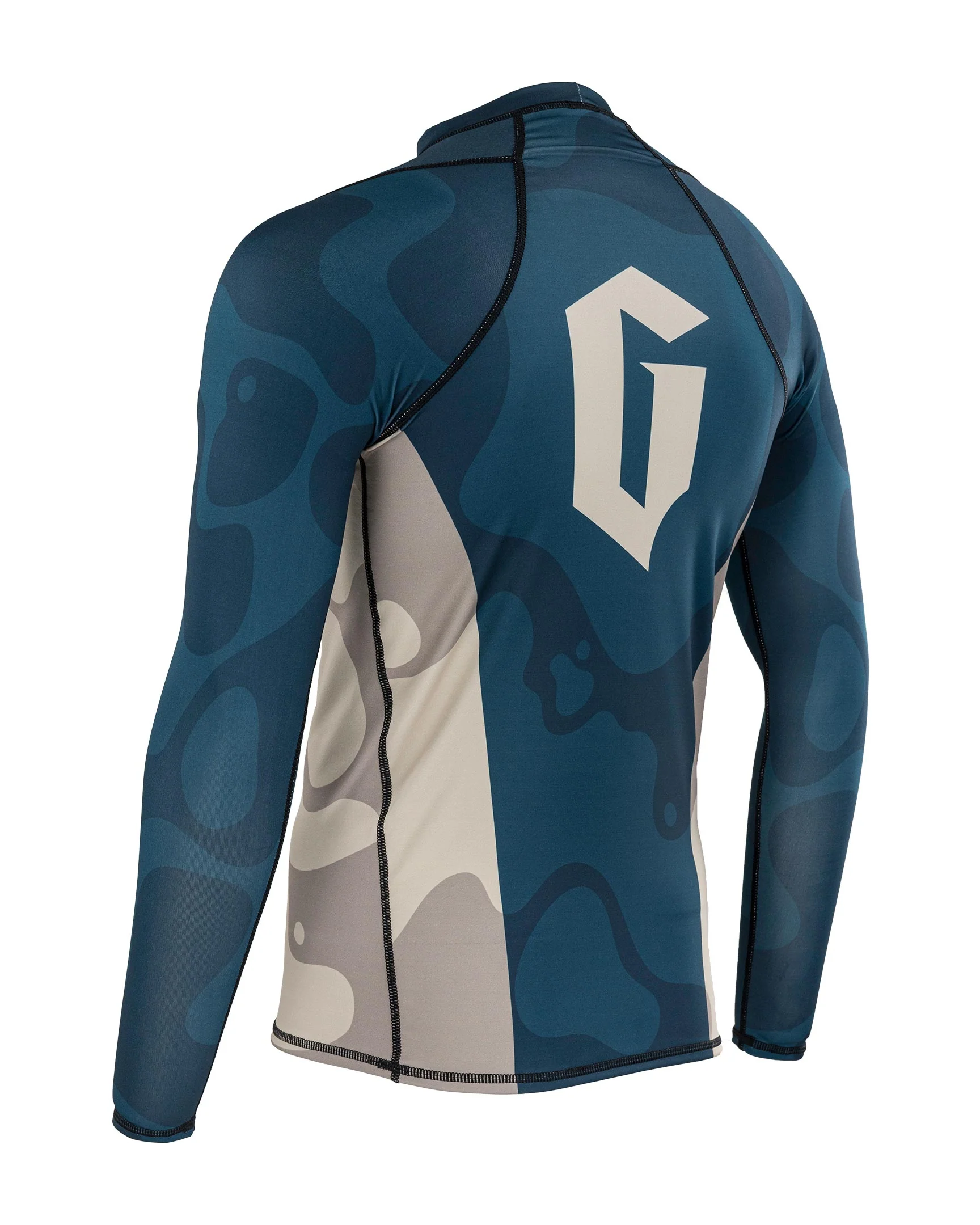 Gameness Mens Long Sleeved Meeting Of The Waters Rashguard - Image 3