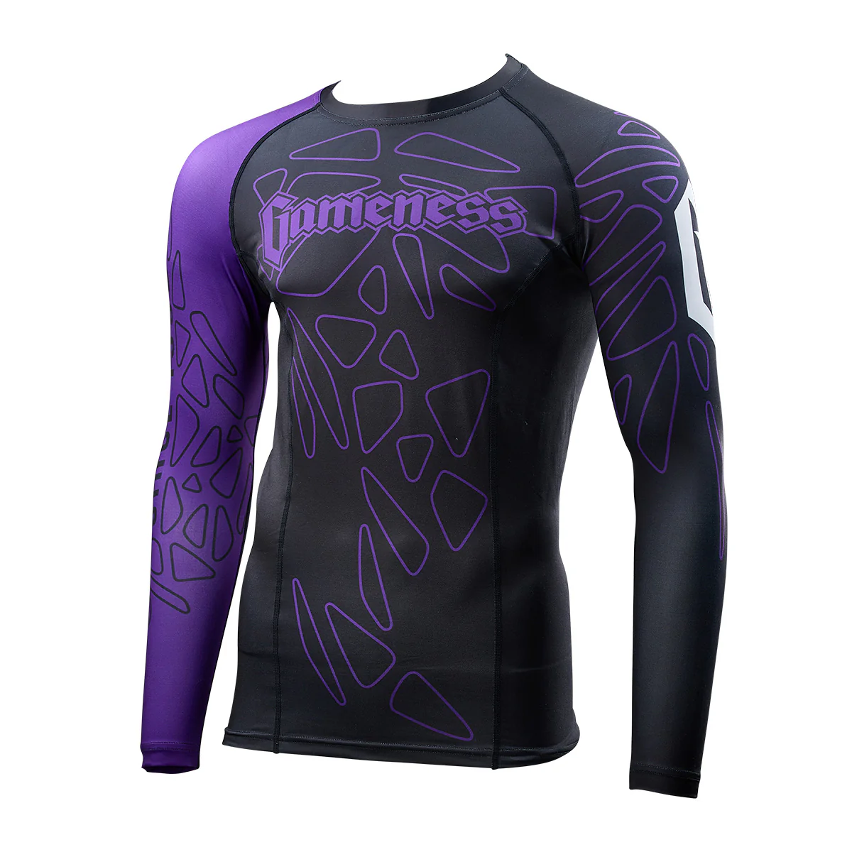 Gameness Men's Long Sleeve Pro Ranked Rash Guard - Image 22