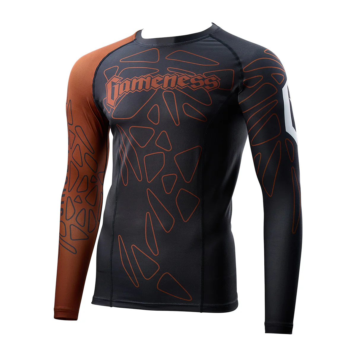 Gameness Men's Long Sleeve Pro Ranked Rash Guard - Image 28