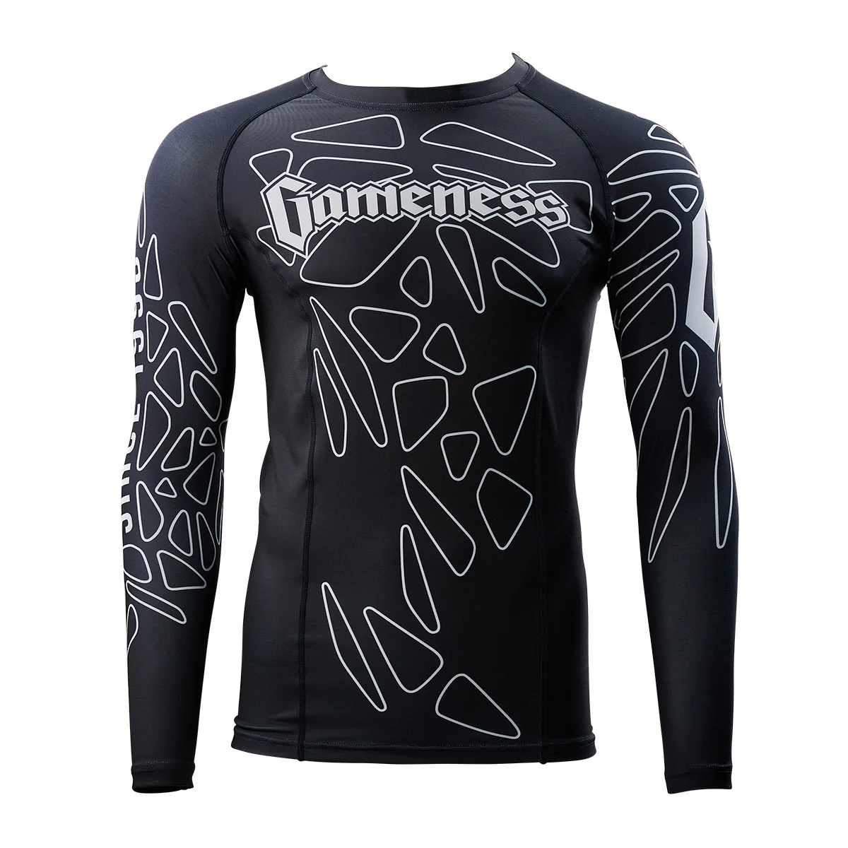 Gameness Men's Long Sleeve Pro Ranked Rash Guard - Image 5