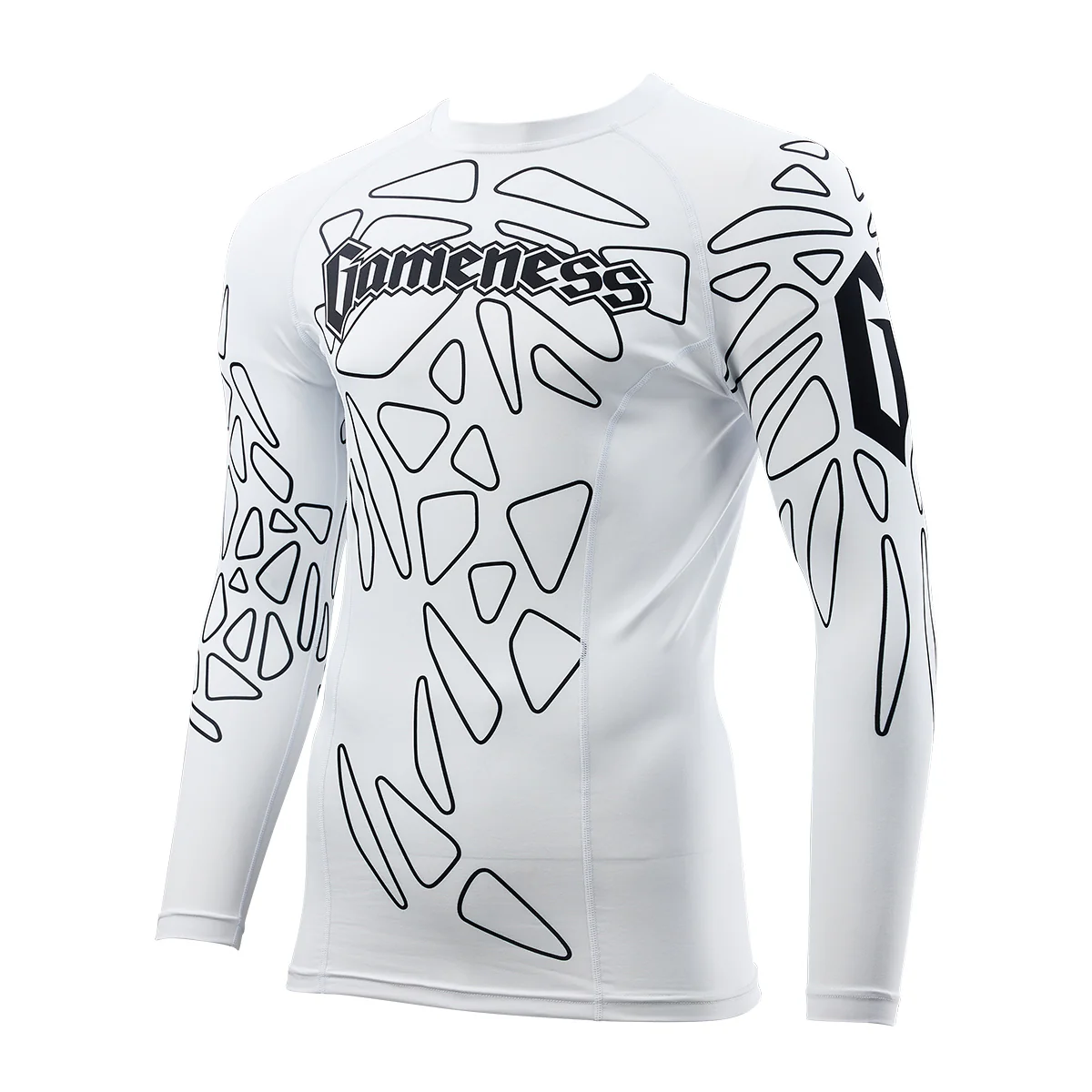 Gameness Men's Long Sleeve Pro Ranked Rash Guard - Image 8