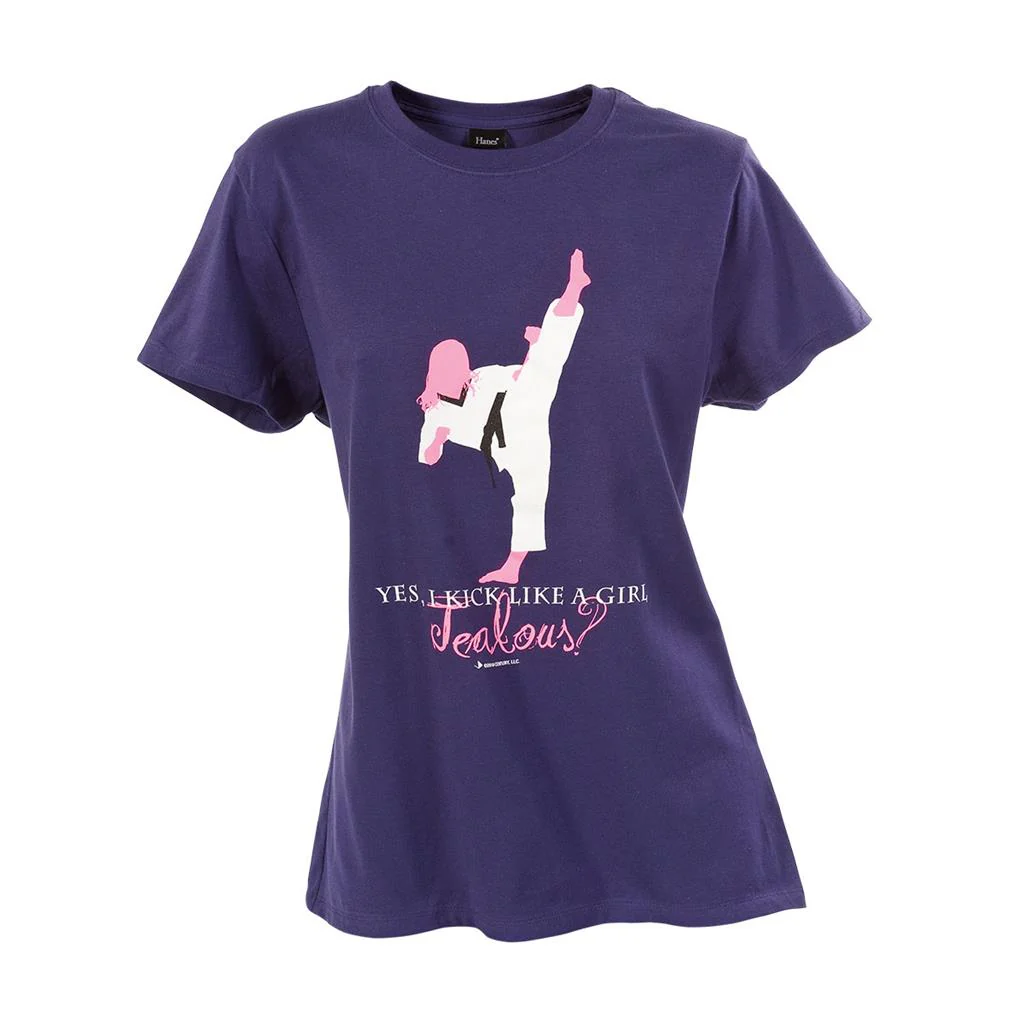 Kick Like A Girl Tee - Image 2
