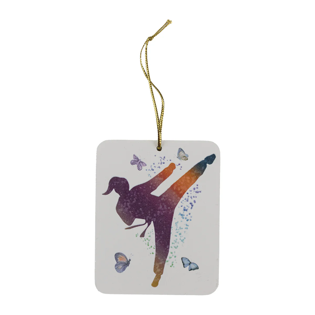 Female Kicking Ornament - Image 3