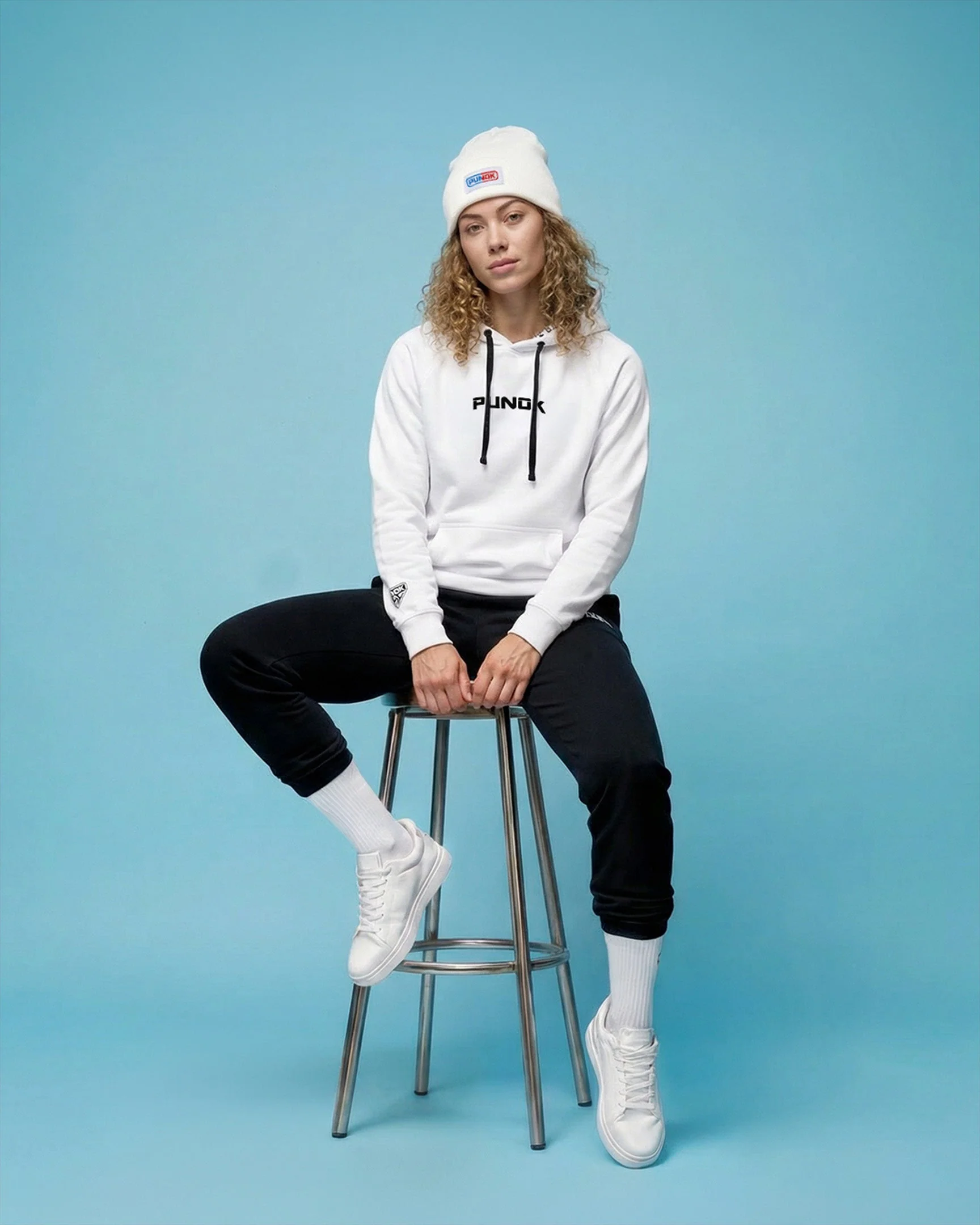 Punok Faster. Stronger. Unbeatable. Pullover Hoodie - Image 2