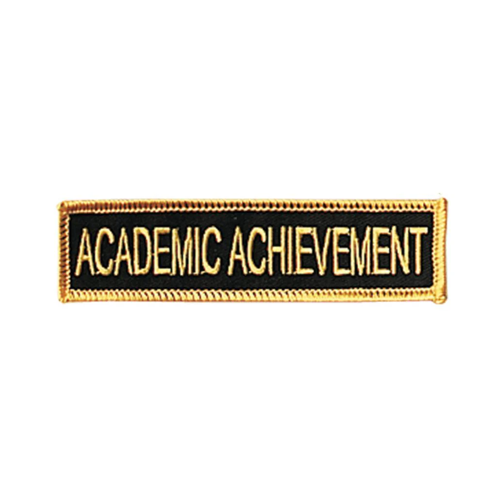 Iron-On Rank Patch - Academic Achievement