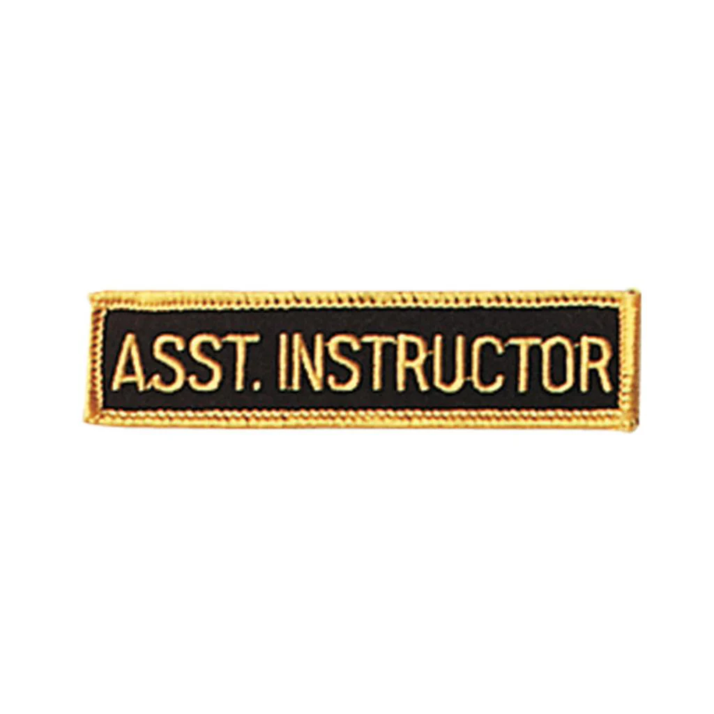 Iron-On Rank Patch - Assistant Instructor