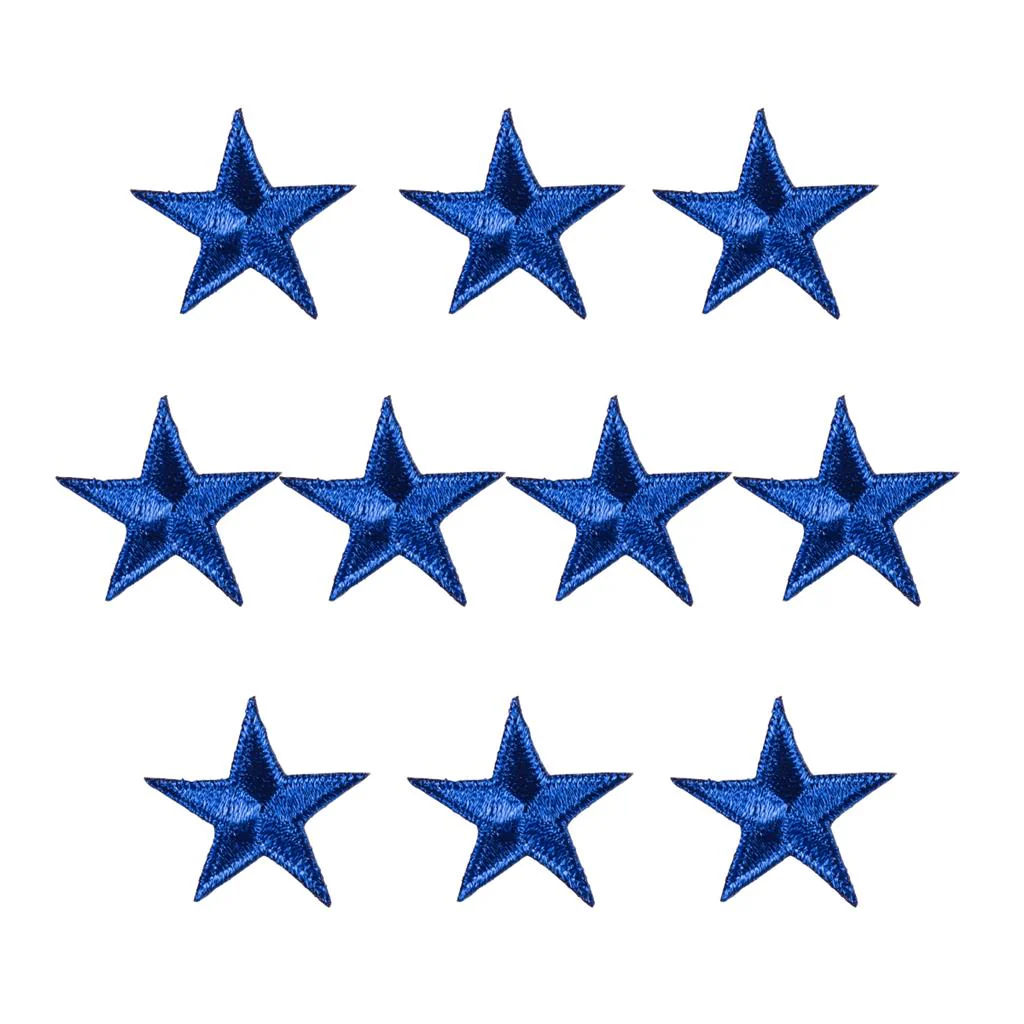 Iron-On Star Patches - 10 Pack - Image 14
