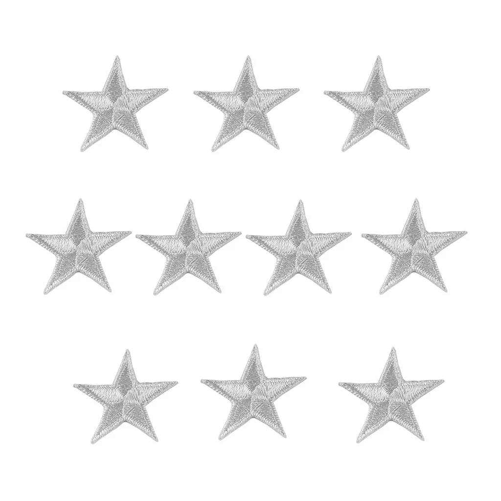 Iron-On Star Patches - 10 Pack - Image 16
