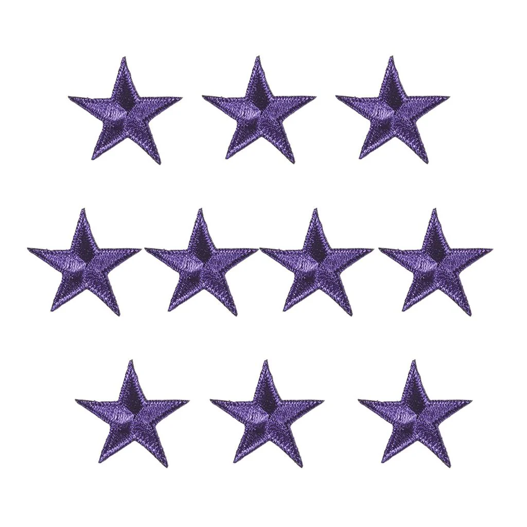 Iron-On Star Patches - 10 Pack - Image 18