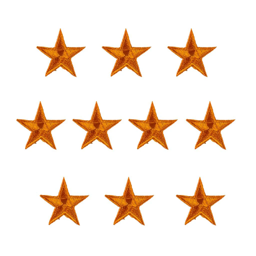 Iron-On Star Patches - 10 Pack - Image 8