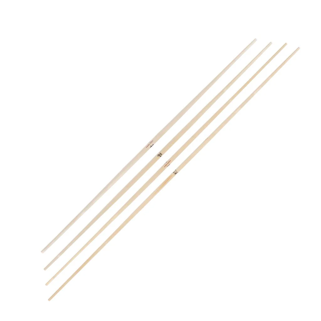 Tapered White Wood Lotus Kanji Bo Staff
