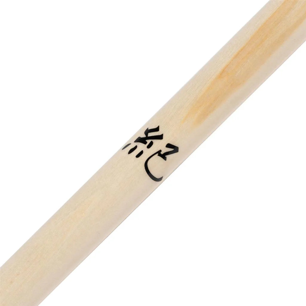 Tapered White Wood Lotus Kanji Bo Staff - Image 4