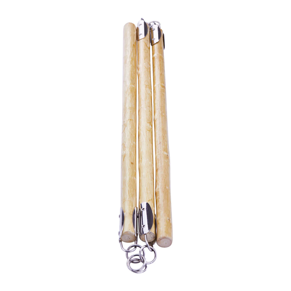 Three Sectional White Wood Staff - Image 3