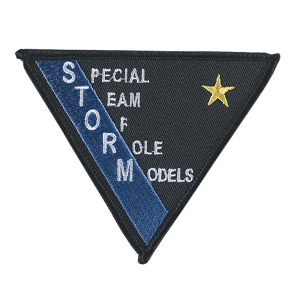 Sewn-In Triangle Patch - Storm Patch